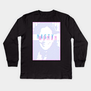 Kamala Harris, Nasty Woman Kids Long Sleeve T-Shirt